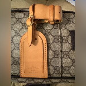Louis Vuitton Luggage Tag and buckle and BOX